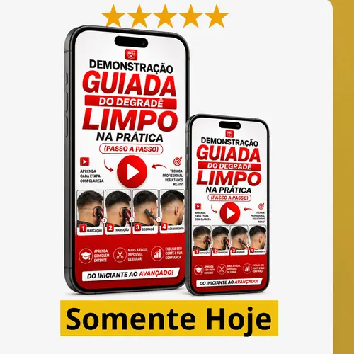 Demonstração Guiada do Degradê Limpo na Prática